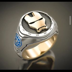 Iron man helmet ring cosplay